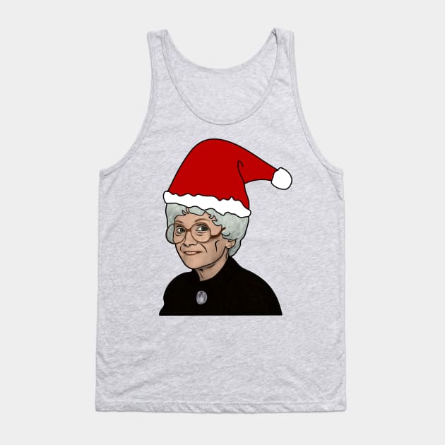 Sophia Patrillo Ugly Christmas Sweater Elf Tank Top by charlescheshire